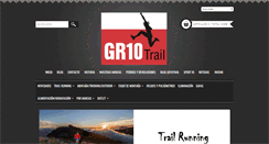 Desktop Screenshot of gr10trail.com